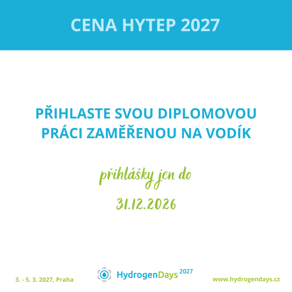 Přihlaste svou diplomku do 4. ročníku Ceny HYTEP