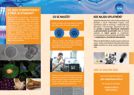  ◳ leták programu Chemie biomateriálů pro medicínské využití_2a